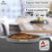 LIFE SMILE Fish Frying Pan With lid, Granite Coating Non Stick Oval Frying pan 100% PFOA FREE, Oven Safe (Shallow, Gray)