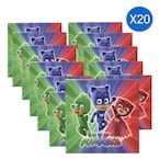 Buy PJ Masks Paper Napkins 2 Ply 33x33cm 20 PCS in UAE