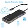 Compact Multiport USB-C Hub with 100W Power Delivery