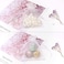 100 Pieces Organza Bags with Drawstrings 7X9 cm Jewelry Pouches Candies Wedding Party Eid Christmas Favor Gifts Bags (White)