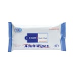 Buy Cool  Cool Anti-Bacterial Adult 40 Wipes White in UAE