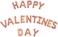 Party Time 18-Piece 16inch HAPPY VALENTINES DAY Rose Gold Foil Balloon Valentines Day Balloons Love Heart Balloons Romantic Latex Balloons Photo Props for Wedding Anniversary Proposal