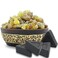 AWAFI MILL Frankincense Luban Black Hojari Resin from Oman   Triangle Charcoal Tablet - (100 gram With 20 Charcoal Piece)