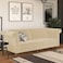 In House Serena 2 In 1 Sofabed Velvet Upholstered - Light Beige