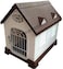 Yulan Confidence Pet Waterproof Plastic Dog Kennel Outdoor Pet House (Brown)