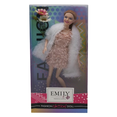 Emily Dress Fur Joints Body Doll