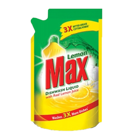 Lemon Max Dish Wash Liquid With Real Lemon Juice 450 ml