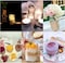 Star Cook Glass Storage Jars with Airtight Clip Lid,Nut storage tank sealed fresh-keeping tank,Glass airtight jar for Blueberry Cherry Food Sauce-200ml of 12 pcs