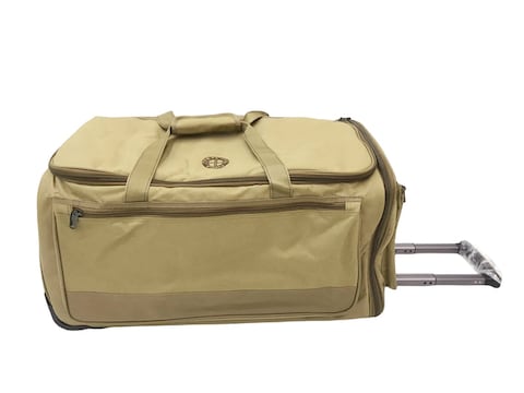 Camping Luggage Bag Multi Layer Travel Packing Bag with Trolley Wheels Small