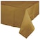 Touch Of Color Glittering Gold Plastic Lined Tablecover 54i