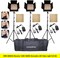 DMK Power Coopic Dmk-600Siii Bi-Color 3200K- 5600K Dimmable Professional LED Video Light Grey Metal Body With U Bracket Durable Frame Brown Filter Adapter (Full Kit)
