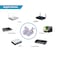 Generic- CAT7 Crystal Head 10 Gigabit RJ45 Ethernet Network Cable Plug   Connector Gold-plated 8P8C Network Plug 10 PCS