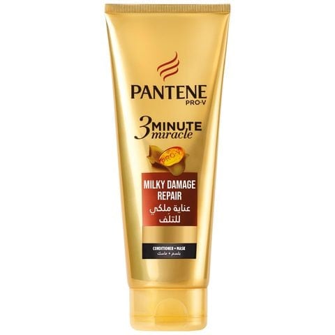 Pantene Pro-V 3 Minute Miracle Milky Damage Repair Conditioner And Mask Beige 200ml