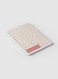 Lowha Spiral Notebook With 60 Sheets And Hard Paper Covers With Graphic Dots Design, For Jotting Notes And Reminders, For Work, University, School