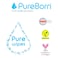 Pureborn Chemical Free 60 Wet Wipes