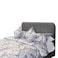 In House Lamar Velvet Bed Frame - Single - 200x90 cm - Gray