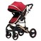 Belecoo 6 Red - 3 In 1 Classic Pram