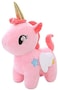 Doreen 1pc Cute Unicorn Plush Toy Fat Unicorn Doll Cute Animal Stuffed Soft Pillow Baby Kids Toys For Girl Birthday Christmas Gift for Kids Toy,25CM（GC1824A）