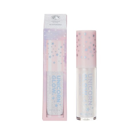 Unicorn Glow Luminous Lip Gloss #1 Diamond