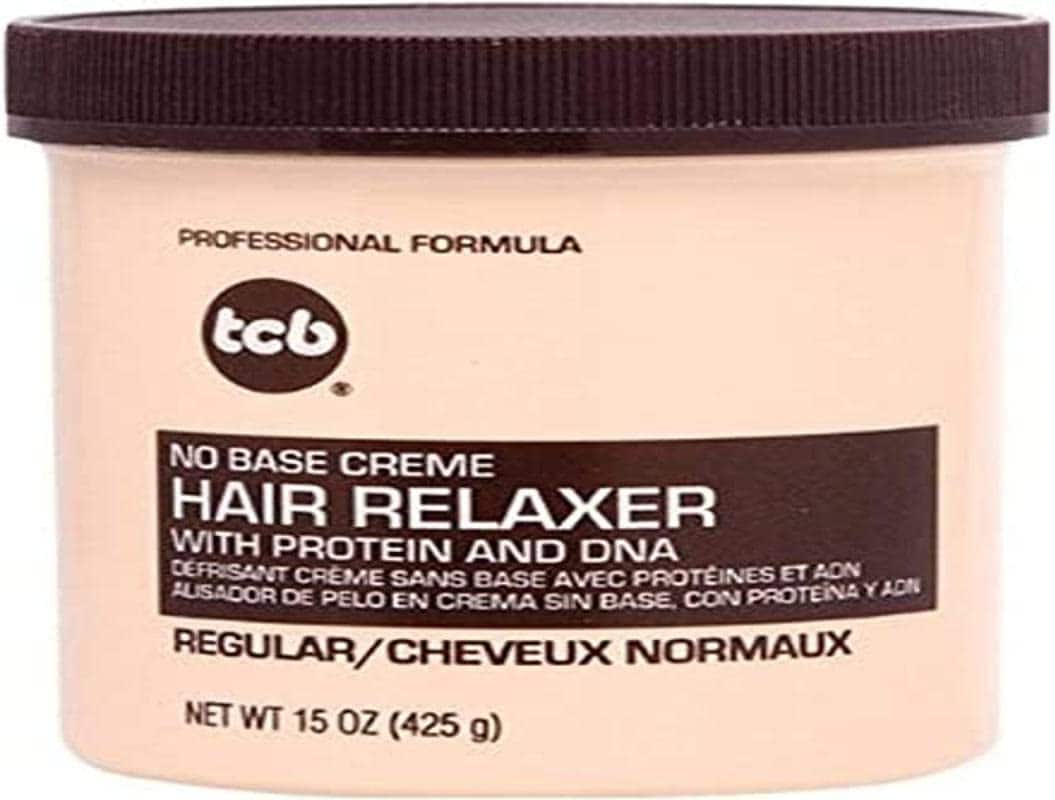Buy Tcb No Base Creme Hair Relaxer Regular 15OZ. Jar Online | Carrefour UAE