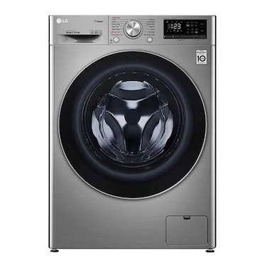 LG Front Load Automatic Washing Machine - 8Kg with 5Kg Dryer - Silver - F4R5TGG2T