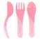 Twistshake Learn Cutlery Set 3 Pieces 6+ Months Pastel Pink