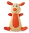 Plush Pet Squeakz Ely, Baby Piggie, Papa Piggie Dog Small Toy - Multicolor &amp; Design - 2pc