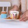 European Light Luxury Moroccan Style Cup Ins Afternoon Tea Cups And Saucer Sets Ceramic Arabic Coffee Cup