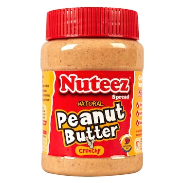 Nuteez Natural Crunchy Peanut Butter 125g