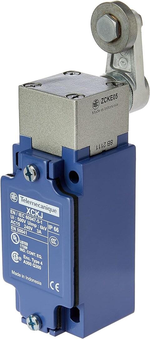 Schneider Sensors OsiSense XC_ limit switch XCKJ - steel roller lever - 1NC+1NO - snap action - Pg13_ [XCKJ10513]