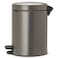 Brabantia NewIcon Pedal Bin (34 x 25 x 41cm, Platinum)