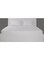 Krude Fitted Sheet 1Pc-Fabric: 100% Cotton 250Tc Sateen 1cm Stripe Cotton, White 100X200+25cm