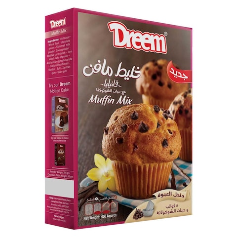 Dreem Vanilla Flavour Muffin Mix - 450 grams