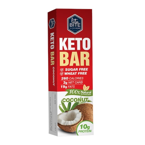 Lite Bite Keto Bar with Coconut - 60 gram