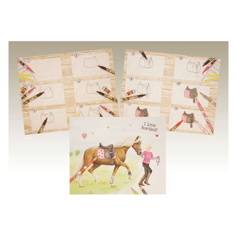 Depesche (007820) Horses Dreams Coloring Book
