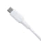 Powerology PCAB008-WH Braided Cable with USB-C To USB-C Data Transfer and Fast Charging 30cm