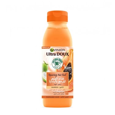 Ultra Doux Repairing Hair Food Shampoo Papaya 350ML