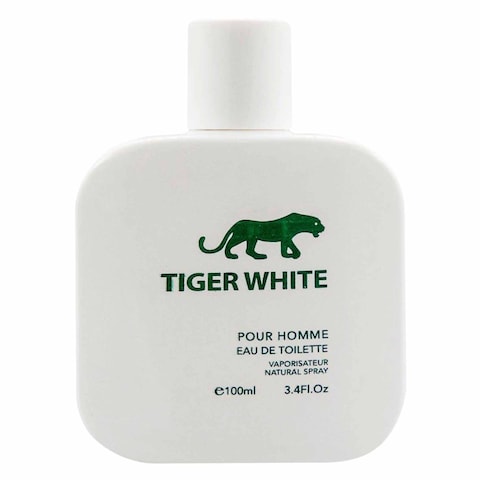 Cosmo Designs Tiger White Pour Homme Eau De Toilette For Men 100ml