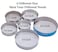 Generic 6-Piece Stainless Steel Round Flour Strainer