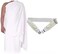 Ahram clothing set for men for Hajj and Umrah, cotton clothes and one belt, weight 1800 grams.