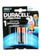 DURACELL Pack Of 2 AAA Turbo Max Battery Set Black/Copper AAA