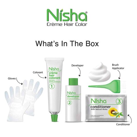 NISHACR?ME DARK BROWN H.COLOR138ML
