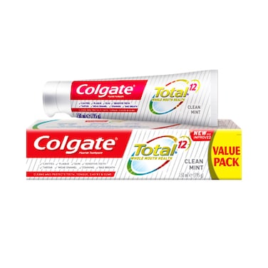 Colgate Total 12 Clean Mint Fluoride Toothpaste 150ML 25% Off