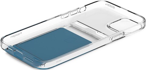 Spigen Crystal Slot Dual designed for iPhone 14 Plus case cover (2022) - Crystal Clear
