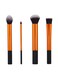 Real Techniques 4-Piece Flawless Base Brush Set - Gold/Black