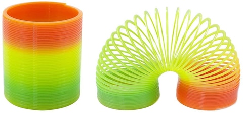 SHOWAY Colorful Rainbow Spring Coil (Pack of 12)