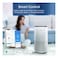 Levoit Core 400S Smart Air Purifier, White, Carbon Filter, VortexAir Technology, 38 W