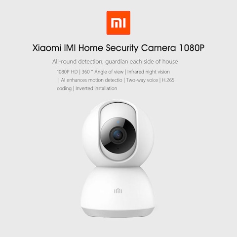 Generic-Global Version IMI Home Security Camera 1080P Smart Camera Infrared Night Vision 360 Degree Panoramic Al Humanoid Detection H.265 Smart Home Wireless Camera APP Remote New Version