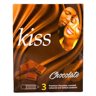Kiss Chocolate Condom 3 Pieces