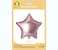 Party Time 1pc 18" Shiny Rose Gold Star Shaped Foil Mylar Balloons For Mother's Day, Wedding Decoration &amp; Engagement - Birthday Party Supplies